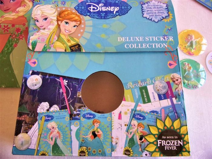 Coffret Reine des Neiges - création ..stickers - NEUF - photo numéro 5