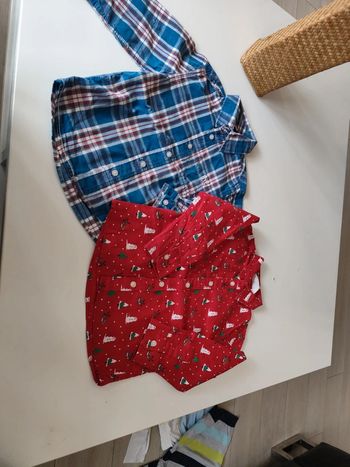 Lot de deux chemises longue manche