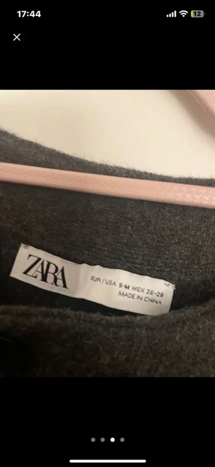 Manteau cape gris Zara - photo numéro 3