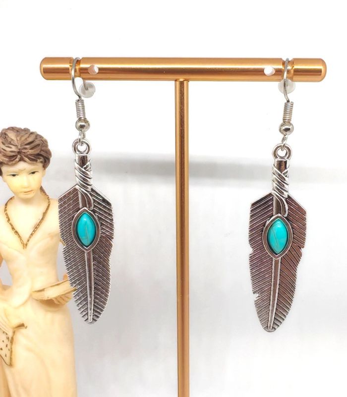 Boucles d'oreilles pendantes - photo numéro 2