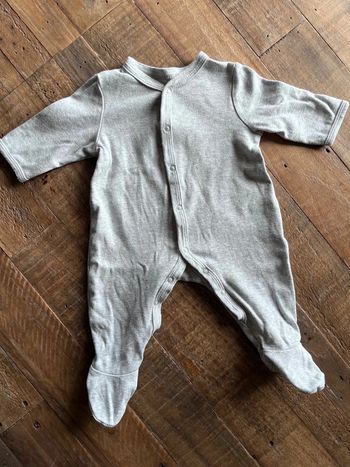 Pyjama coton gris La redoute 3 mois
