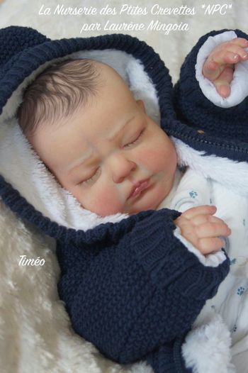 Timéo poupée bébé Reborn authentique 🩵