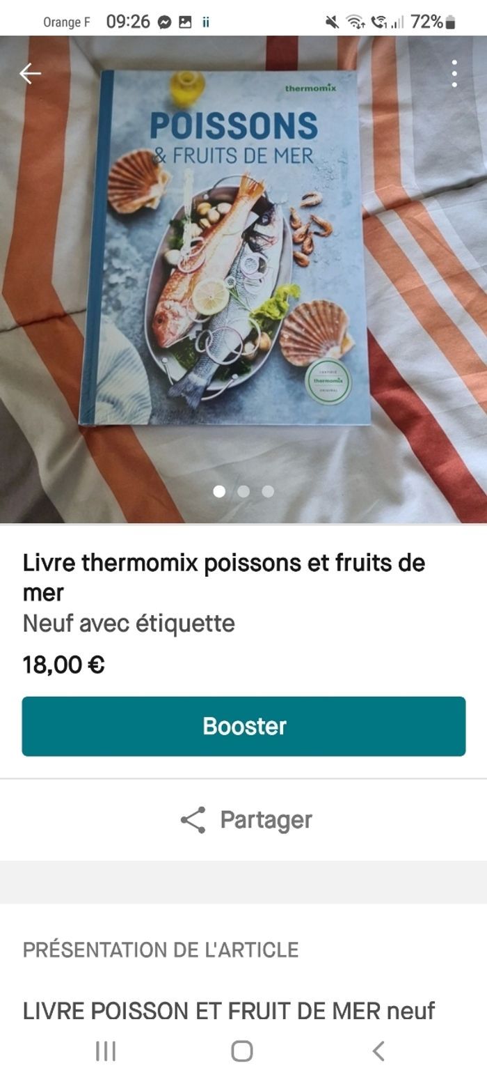 Livre poisson thermomix