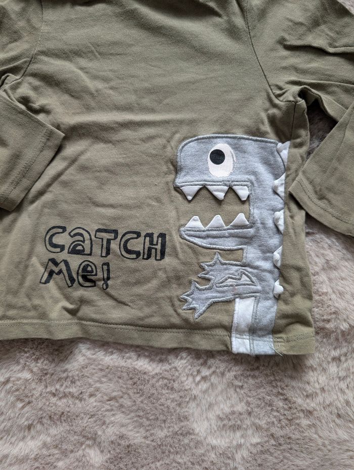 T-shirt manches longues Orchestra 18 mois dinosaure "Catch me!" - photo numéro 2