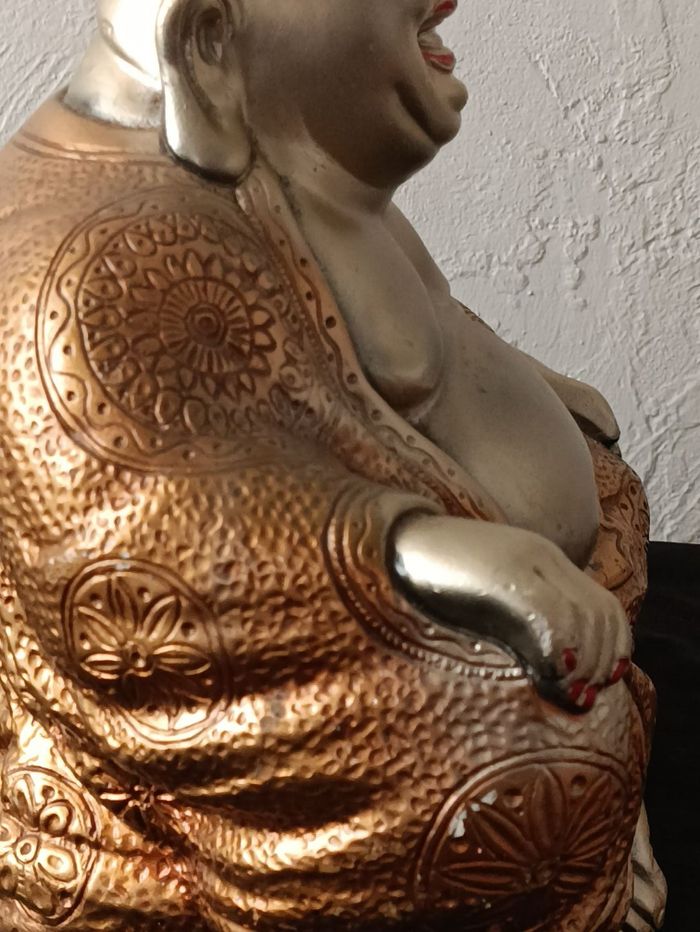 Bouddha rieur Lotus - photo numéro 9