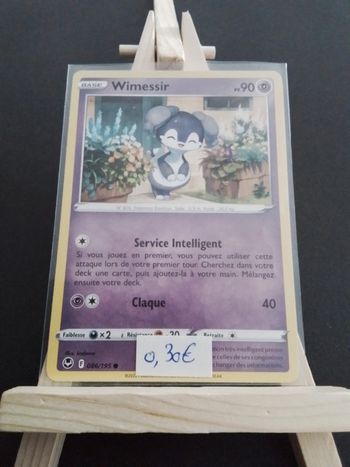 Carte Pokémon Wimessir 86/195