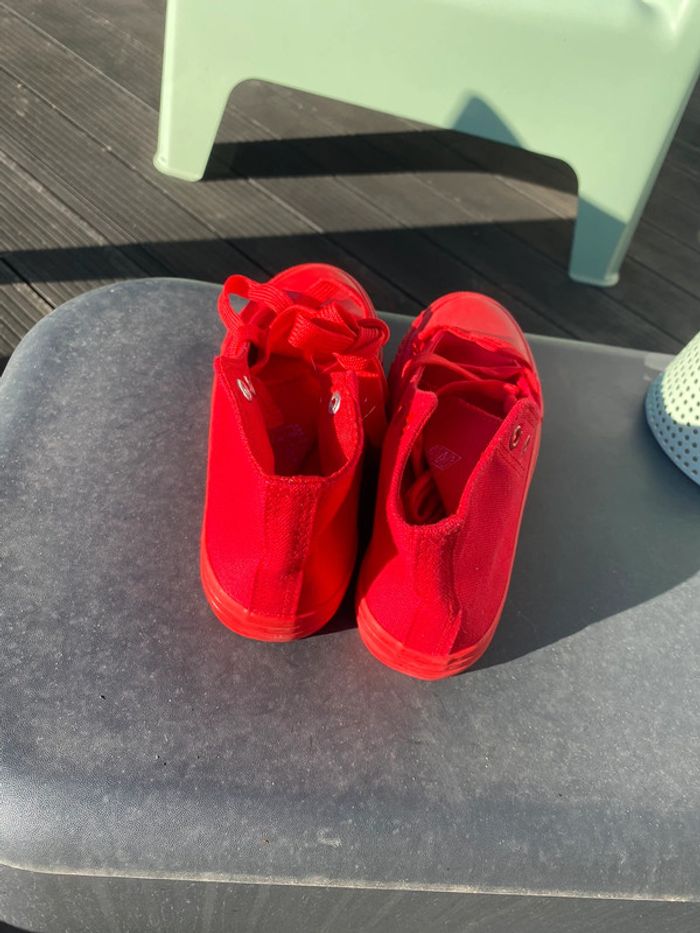 Baskets montantes en toile P31 - photo numéro 5