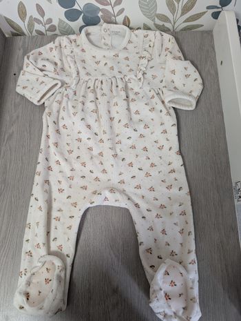 Pyjama velours 18 mois ( 77 -82 cm) Kiabi