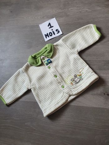 Gilet 1mois garçon