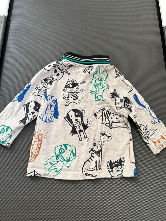Polo manches longues bebe garçon 6 mois ( marque Catimini). - photo numéro 3