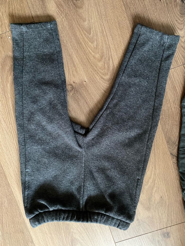 Lot 2 pantalons gris doublé polaire et à carreaux - photo numéro 5