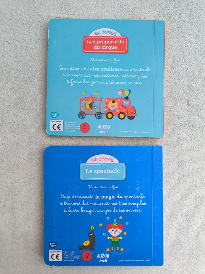 Lot 2 livres Ça bouge Auzou - photo numéro 3
