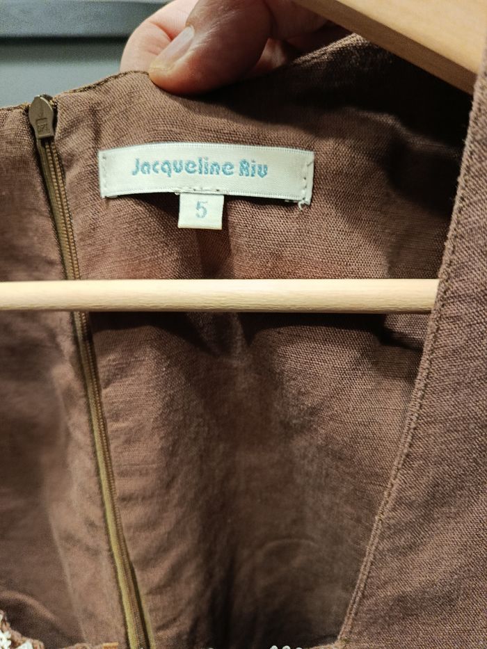 Robe brune sans manches taille 46 (5) - photo numéro 2