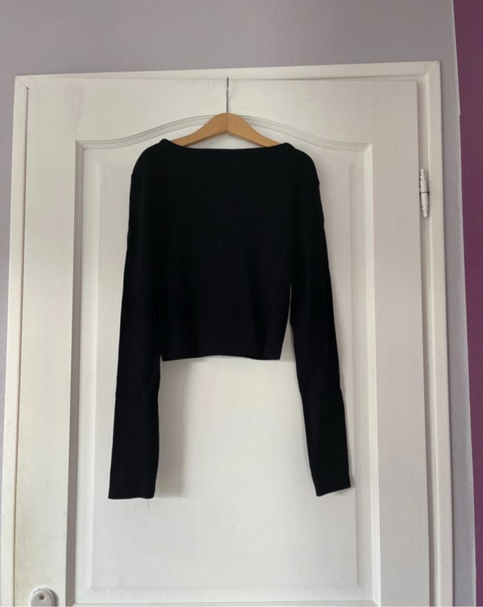 Top manches longues style cardigan - Kiabi - Taille S - photo numéro 3