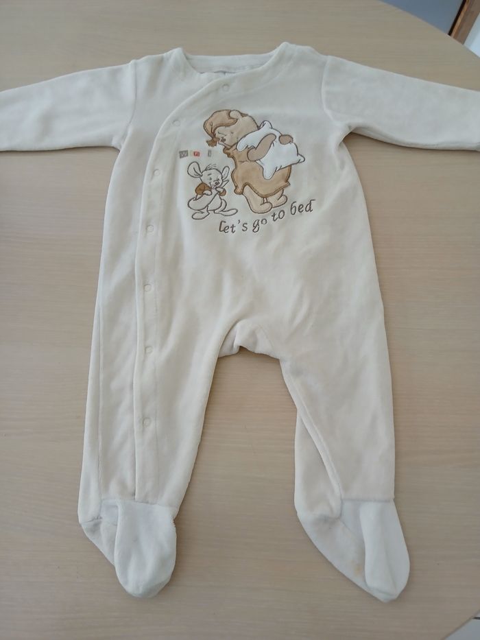 Pyjama bebe garcon taille 6/9 mois mzrque disney - photo numéro 3