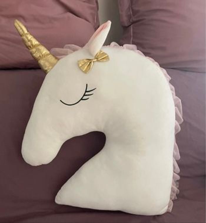 Gros coussin licorne - photo numéro 2