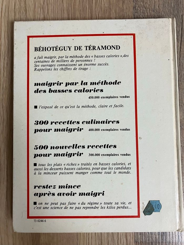 Livre relié -300 recettes culinaires pour maigrir - photo numéro 3