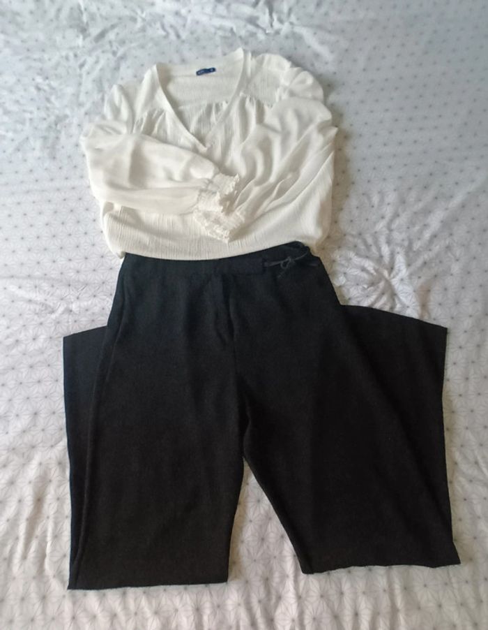 Pantalon large fluide - photo numéro 2