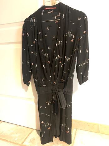 Robe portefeuille Comptoir des Cotonniers taille 34 noire