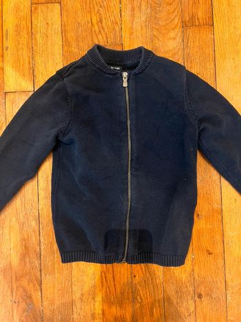 Gilet Kiabi bleu taille 6 ans