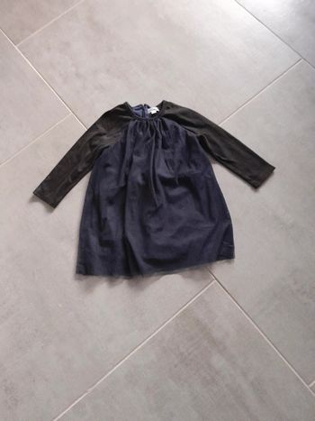 Robe bleu et noire 24 mois