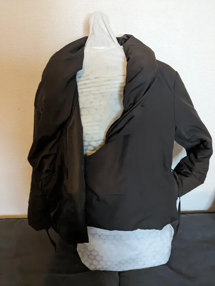 Manteau Doudoune Quattro Paris - sortie de collection - marron - photo numéro 3