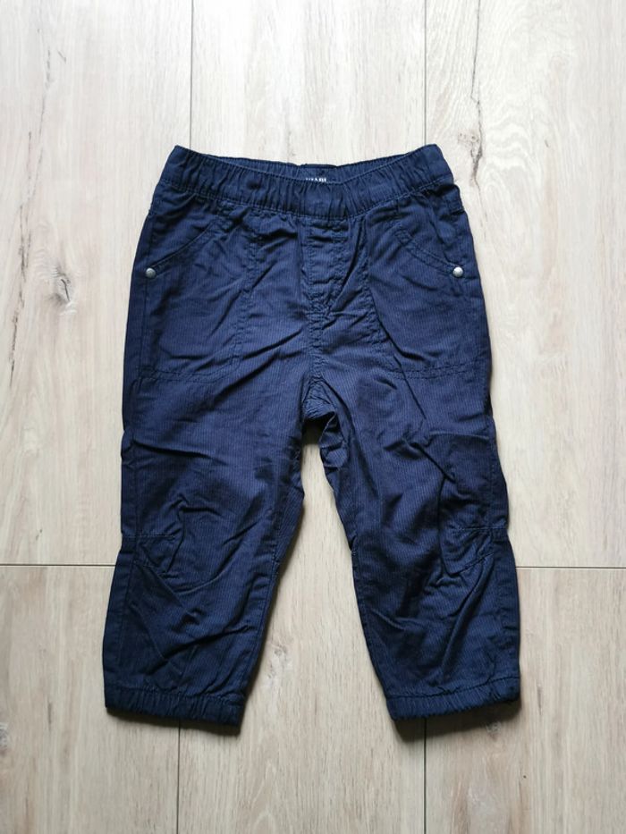 Pantalon souple marine Kiabi 18 mois - photo numéro 2