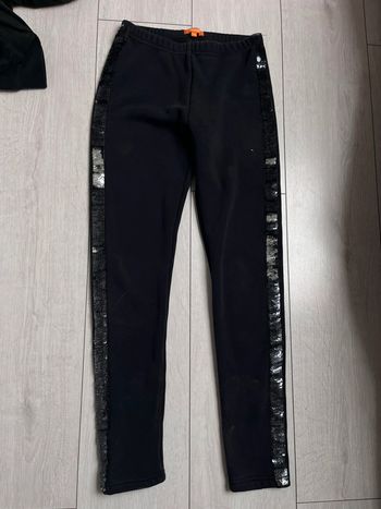 Pantalon ,jogging sequin noir