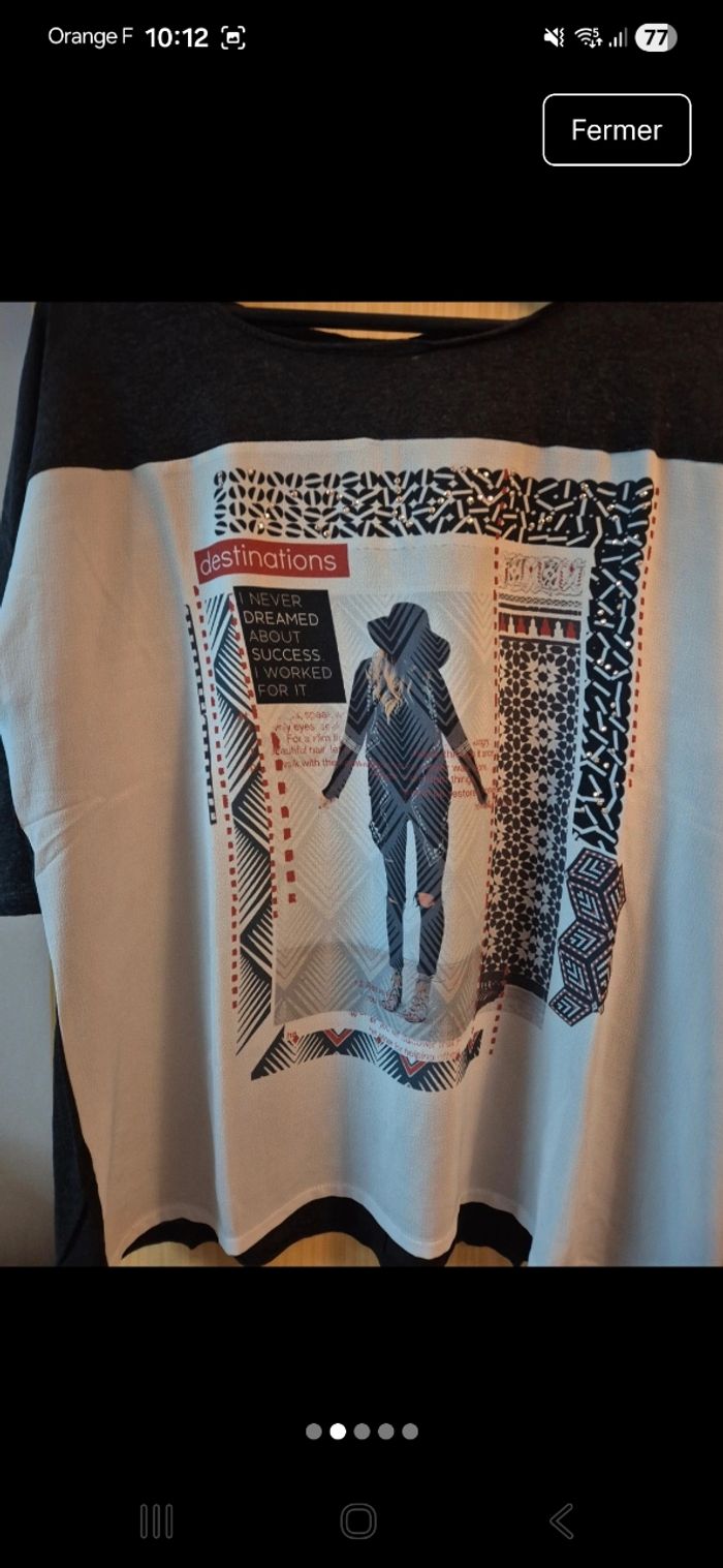 Tee-shirt Camaïeu - photo numéro 4