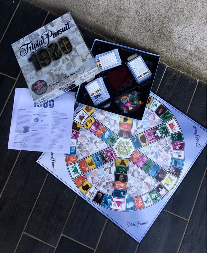 Jeu Trivial Poursuit : Nos années 1980 Vintage - photo numéro 4