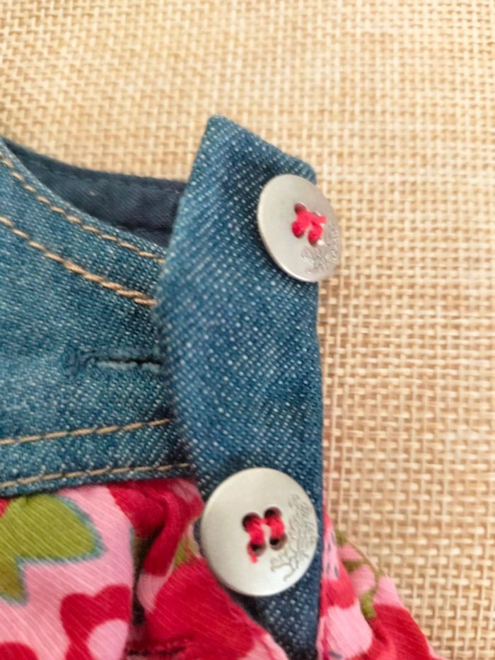 Lot deux robes d'été en jeans et fantaisie - photo numéro 4