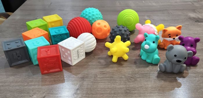 Coffret 20 pièces sensorielles jeux bébé - photo numéro 2