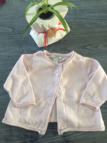 Gilet Okaidi 6 mois tbe