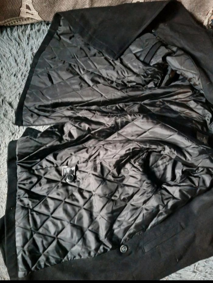 Caban noir taille L - photo numéro 4