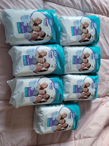 lots de 7 paquets de couches culotte 17/27kg