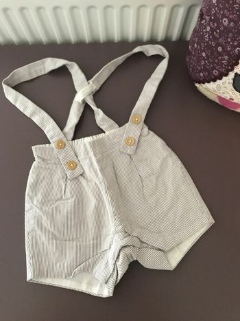 Short bretelles Jacadi 3 mois