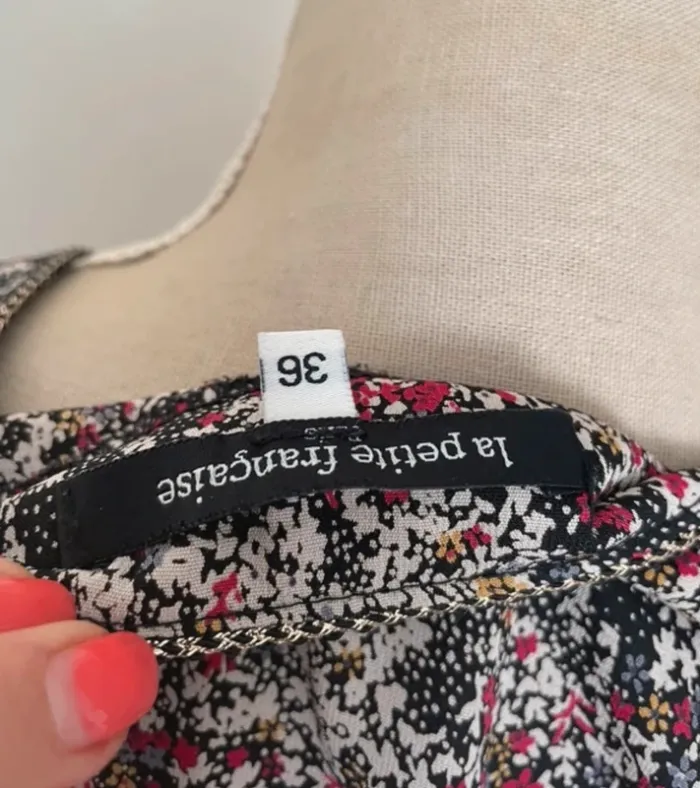 La petite française robe imprimer Fleurie femme taille 36 - photo numéro 5
