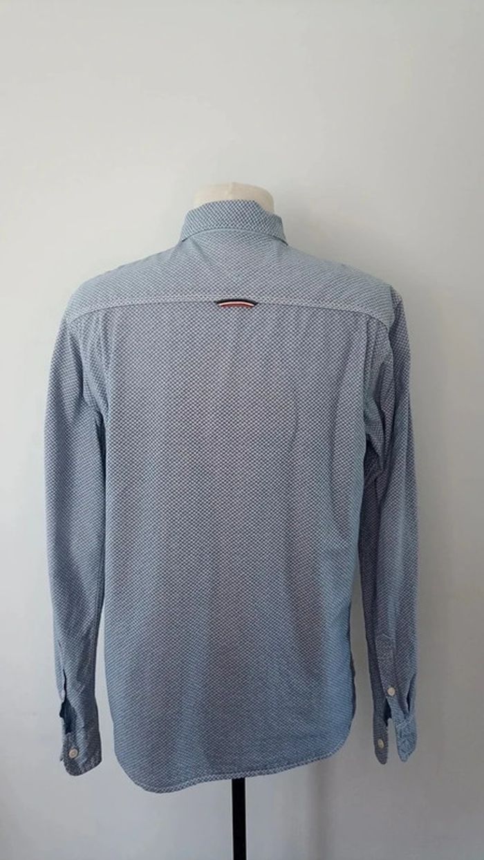 Chemise Hilfiger Denim bleu clair taille M - photo numéro 4