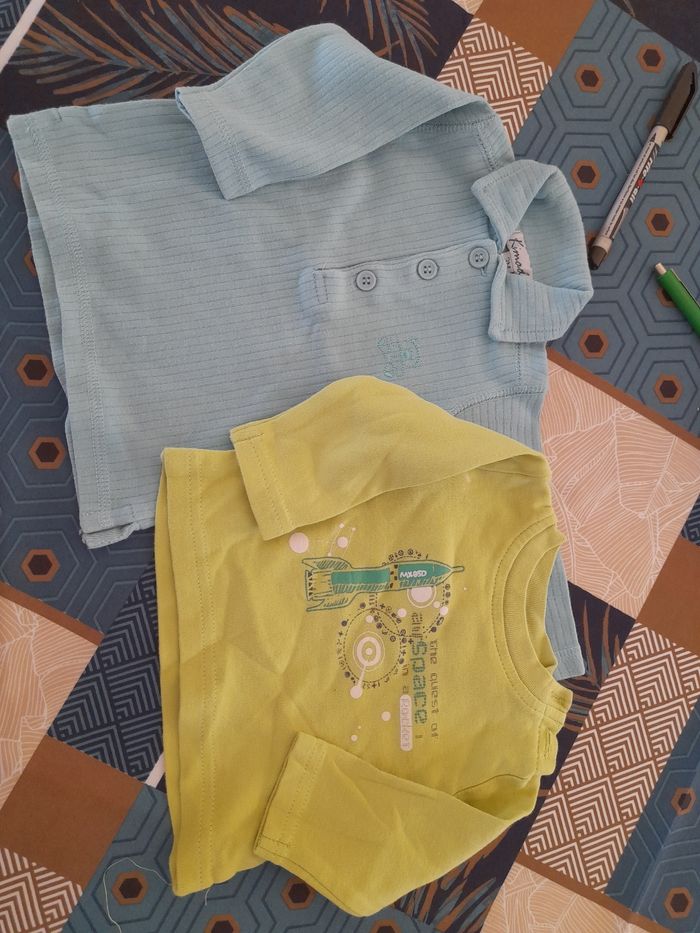 2 hauts manches longues