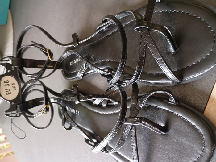 sandale noire femme - photo numéro 2