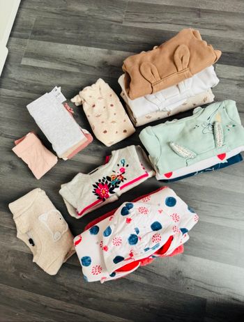 Lots vêtements bébé fille