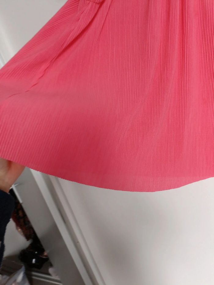 Top Rose col a boutons Légère Kiabi Taille 36 – Polyester – Très bon état - photo numéro 3