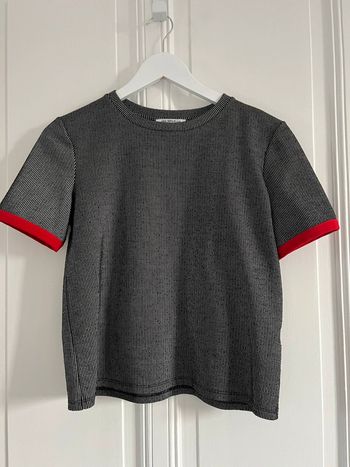 T-shirt manches courtes Zara rayé taille S