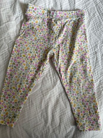 Legging à fleurs Manor baby 12 mois 80 cm