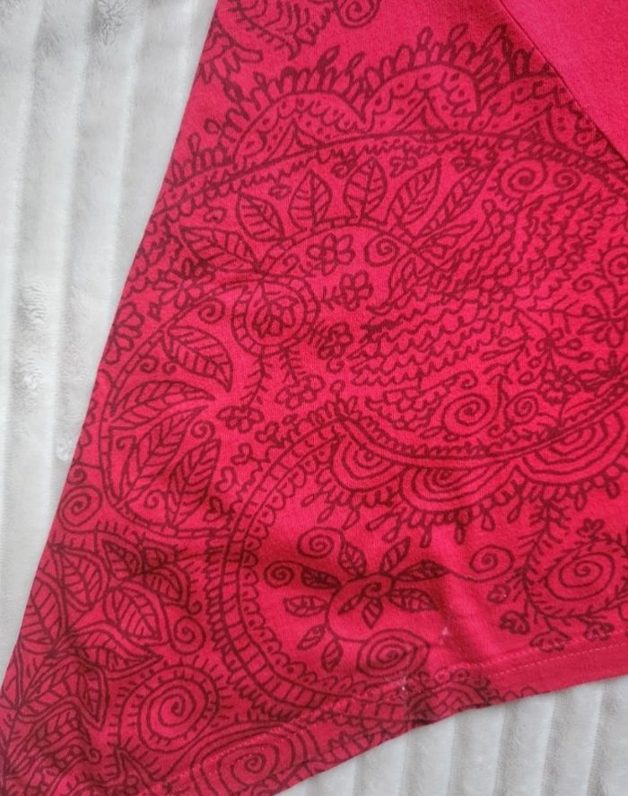 Tunique Desigual rouge & blanche – Taille 36 - photo numéro 8