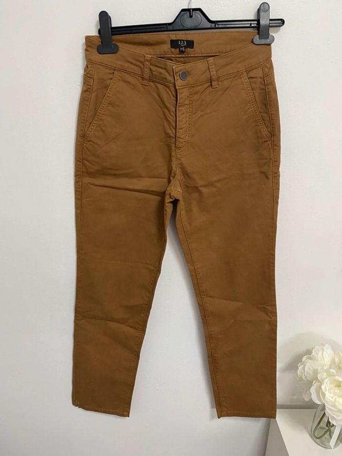 Maison 123 pantalon marron camel S 36