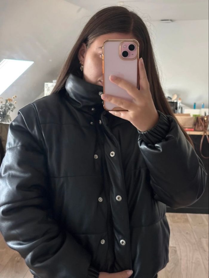 Doudoune similicuir - photo numéro 5