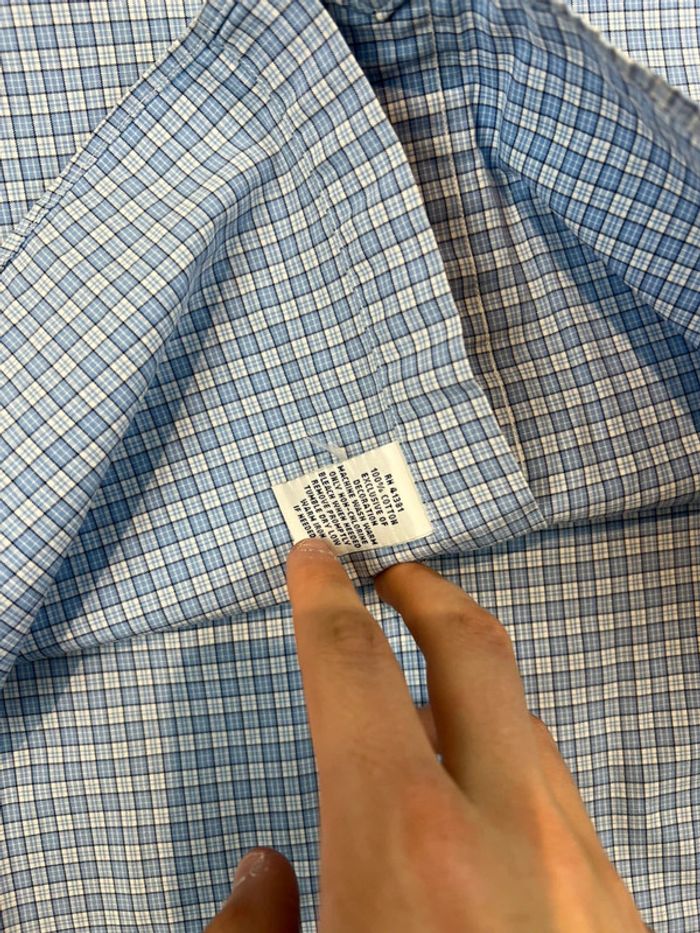 Chemise Ralph Lauren bleu à carreaux taille M style old money - photo numéro 7