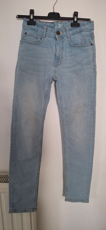 Jean Slim Kiabi Bleu Clair (Taille XXS pour Ado ~12 ans)