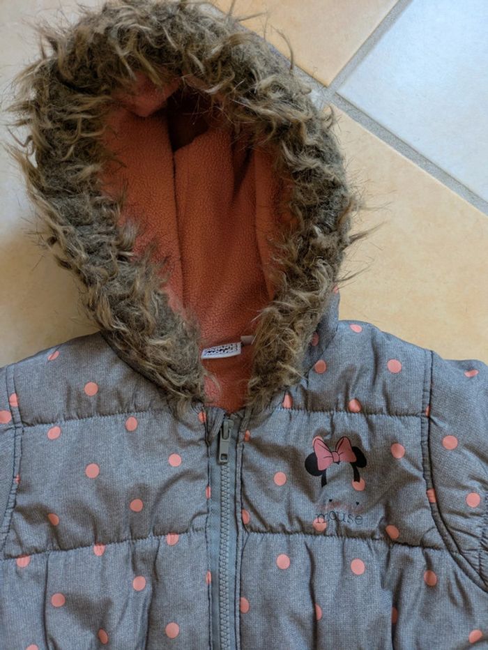 Manteau doudoune Minnie fille 3 ans - photo numéro 2